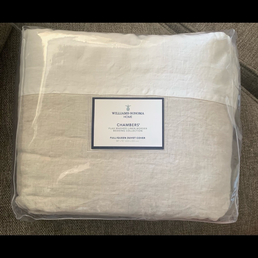 Williams Sonoma F/Q Duvet Cover NWT